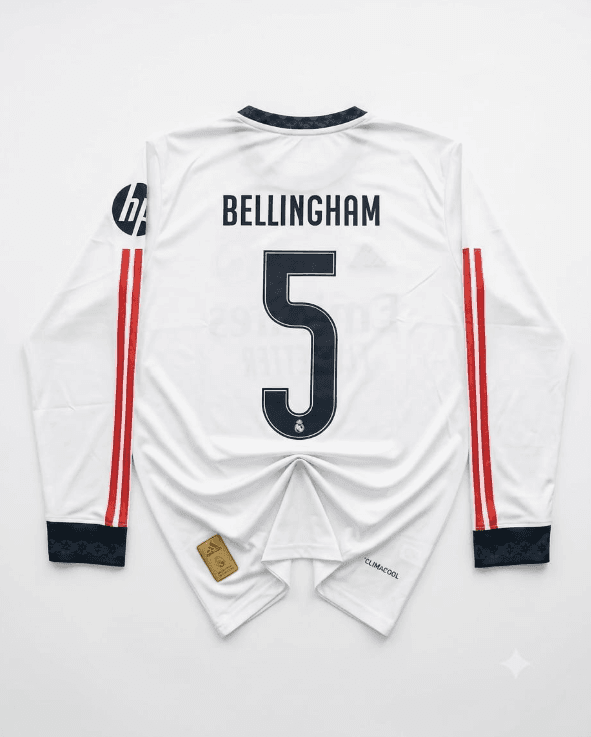 Real Madrid 2026/27 Home Bellingham 5 Full Sleeve